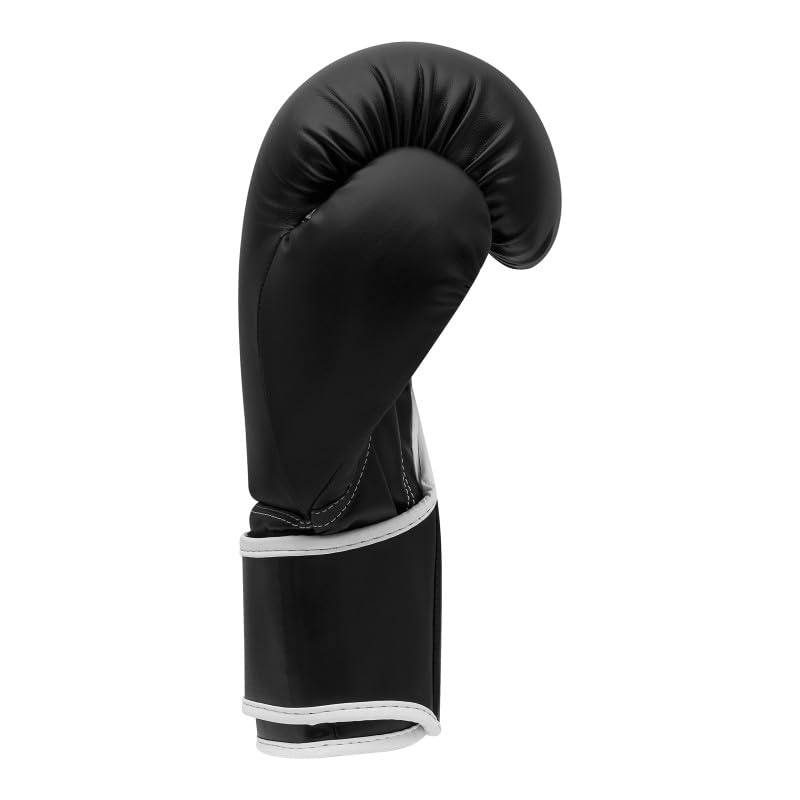 adidas Boxing Gloves Hybrid 80 FLX Gloves Boxing Kickboxing Fitness Black x 3.0 //Sparring (8oz, White)