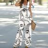 IHUASU Women's Fashion Casual Short Sleeve O-Neck  Pants Suits