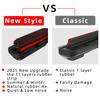YONGRUN 1PC Wiper 19mm Car Windshield Wiper Blades 14"16"17"18"19"20"21"22"24"26"28" 11 Layer Rubber Wiper Automotive Parts