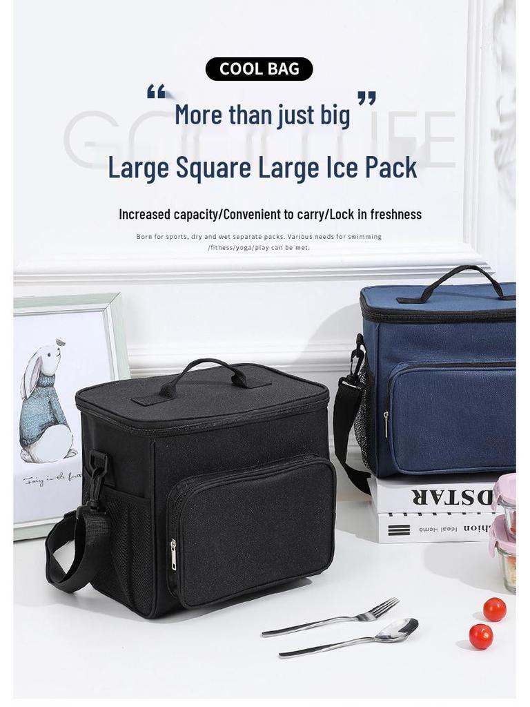 Portable Large Capacity Ice Pack for Picnic and Lunch Bags - Ideal for Students and Office Workers