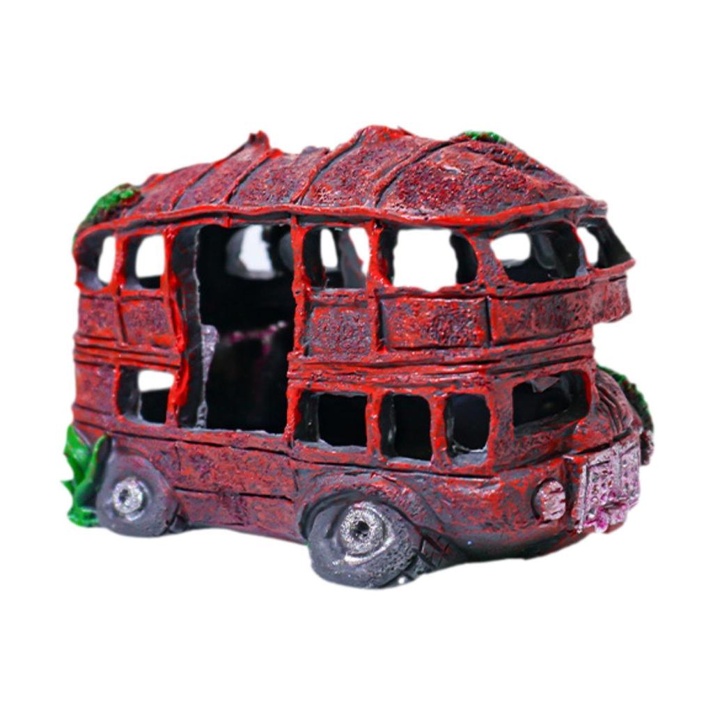 Resin Auto Wreck Aquarium Decoration for and Fresh Water Crustaceans