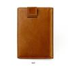 Genuine Leather Card Holder Oil Wax Cowhide Slim Bifold Wallet RFID Blocking Pull Tab ID Case