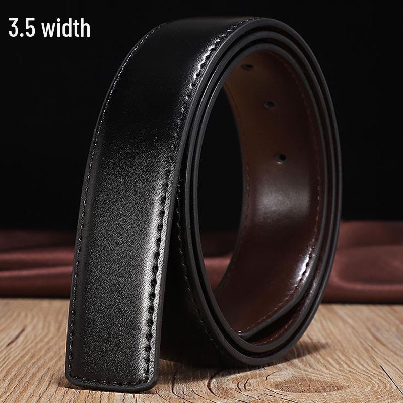 

Ремень без пряжки 3.5: Элегантный ремень для брюк 3.8 без пряжки-иглы, ширина тела ремня 3.3. 125cm