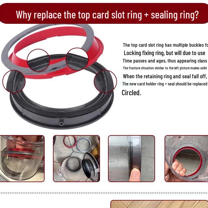 Kompatibler Dyson Staubsauger Staubbehälter Dichtungsring für V6, V7, V8, V10, V11.