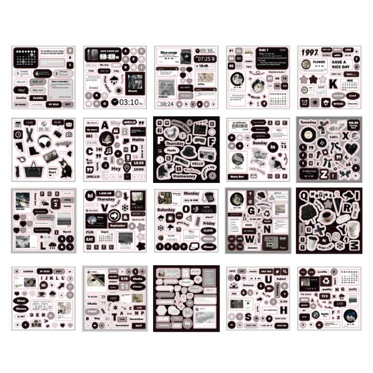 

Background Stickers for Journal, Notebook, Planner, Scrapbooking Embellishment, Scrapbooking Decorative Stickers 1