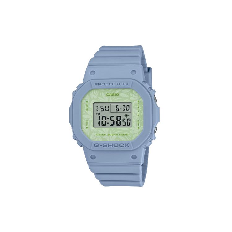 

Casio Digital Series S5600 Square 200M Waterproof Quartz Movement Resin Strap Watch Women watches Gray GMD-S5600NC-2 Gray Dial