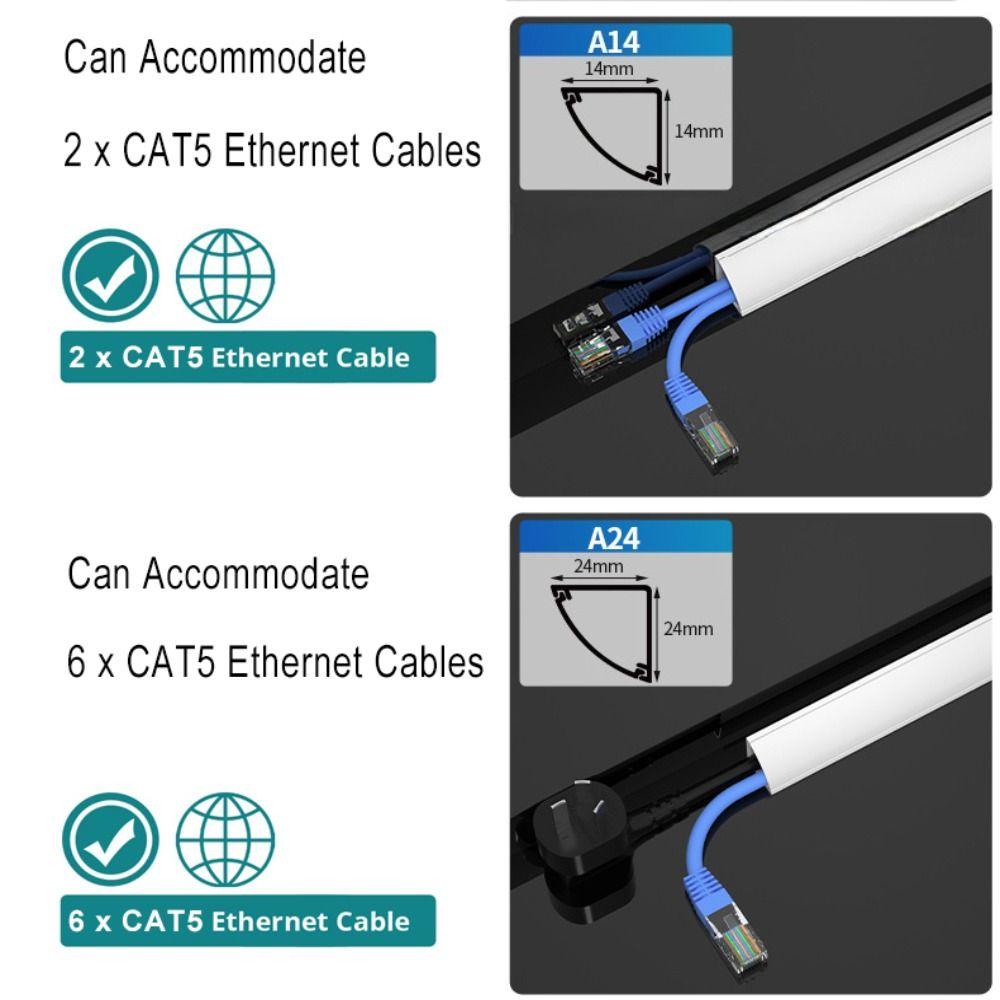 Überstreichbare Eckkabelabdeckung PVC Kabelkanal Bunt Kabelkanal Sockelleiste Decke