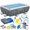 Frame Garden Pool 282 X 196 X 84 Cm 16-In-1 Bestway 56629N