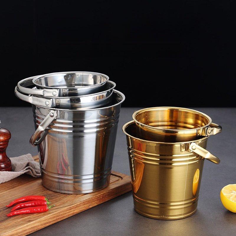 ZISIZ Glass Ice Bucket