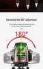 High-Precision Automatic Laser Level Tool with Green & Blue Light, 5-Line Infrared, Outdoor Use