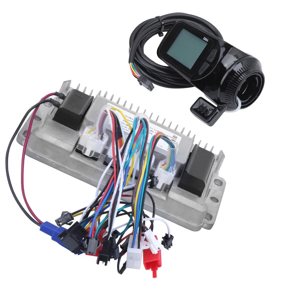 36//48V 1000W Electric Tricycles 3‑mode Sinusoid Brushless Controller LCD Set