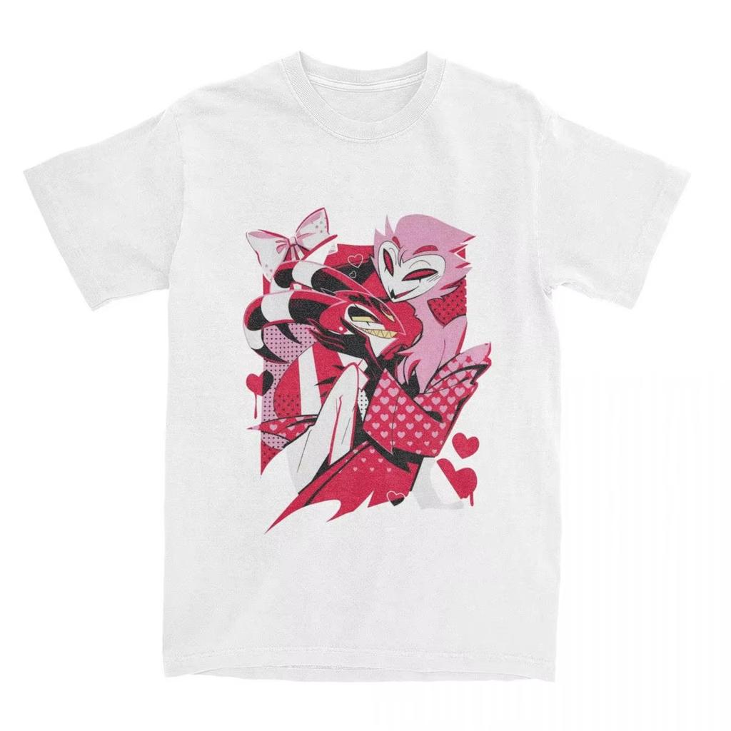 Cartoon T-Shirt for Men Crew Neck Cotton T Shirt Blitzo X Stolas Short Sleeve Tee Shirt Plus Size Clothing