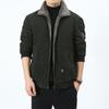 Corduroy Men's Jacket Plus Velvet Thickened Cotton Coat Men's New Youth Casual Fashion Men's Cotton Coat Trend