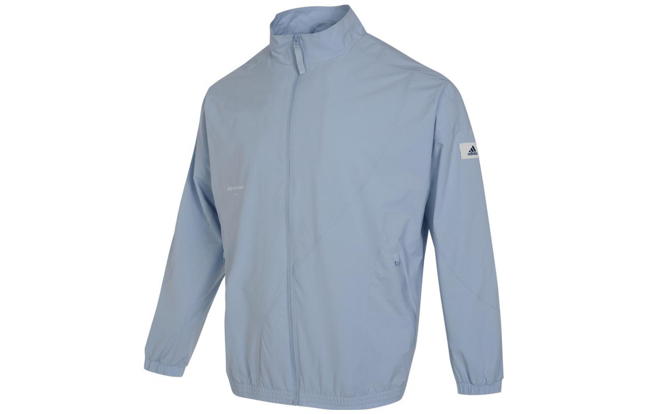 Куртки Adidas Мужские Синие С воротником-стойкой Умеренные Другие IP4952 L