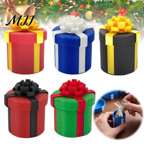 Nested Screw Prank Annoying Gift Box, 10-Layer Puzzle Box for Cash, Christmas Surprising Reusable Lock Challenge Party Games Holiday Surprises