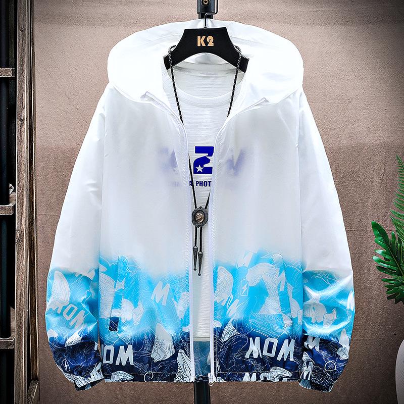 Men's 2024 Ice-Cool Lightweight Hooded Jacket - Summer Sun Protection, Trendy Outdoor Casual Wear