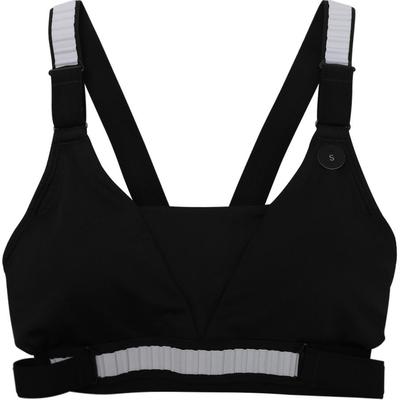 Solid Breathable Low-Intensity Sports Bra Women Underwear Black BV3704-010