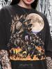 Stegosaurus Dinosaur Lover Prehistoric Wildlife Comfort Colors® Tshirt, Jurassic Nature Retro Moon Fire Vintage Bootleg 90s Graphic Tee