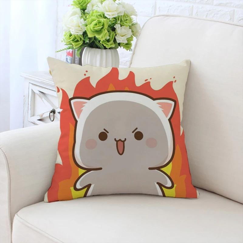 Drăguț ursuleț de desene animate față de pernă auto ornamente birou sufragerie canapea casă față de pernă