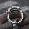 1 piece Dark Satanic Sheep Head Alloy Ring Fashionable, trendy, unique, simple, and stylish accessory. Suitable for everyday wea