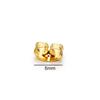 10 stücke Edelstahl Geometrische Runde Ohrring Stud Goldene Ohrringe Basis Mit Ohrring Stecker Anschlüsse Für DIY Schmuck Machen