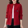 Spring Autumn and Winter Outer Wear Loose Zipper Sweater Knitted Cardigan Women's Jacket Casual Western Style Long-sleeved Outer Wear