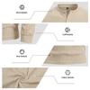 Herren Langarm Henley Shirt, Zopfmuster Gerippt Gestrickt Knopfleiste Lässig Rundhals Tägliches Herbst Winter Oberteil