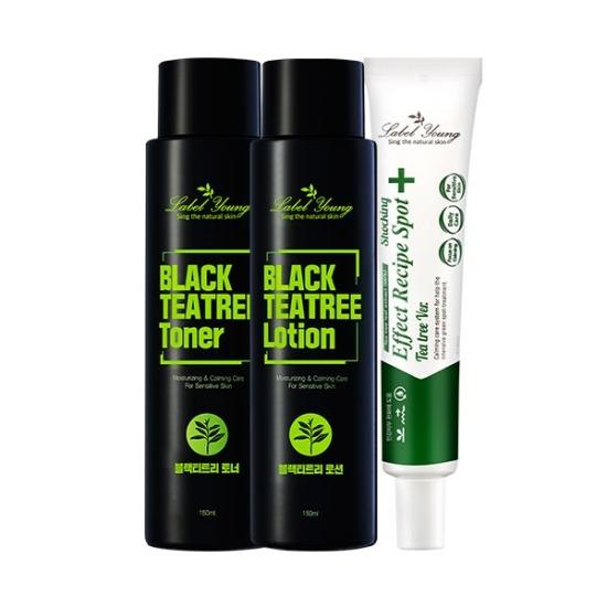 Black Tea Tree Skin + Black Tea Tree Lotion + Tea Tree Spot Skin + Black Tea Tree Lotion + Spot Tea Tree