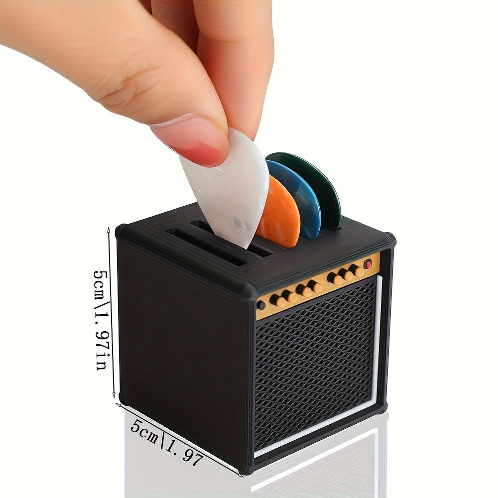 Mini Guitar Pick Storage Box, Desktop Guitar Pick Storage Rack, Suitable for Good Choice for Guitar Players and Gifts