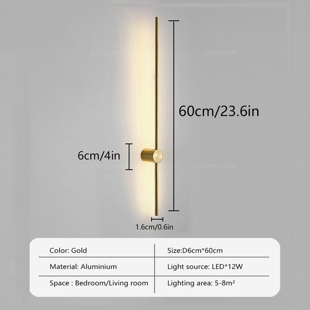 LED RGB Modern Wall Lamp Colourful Indoor Wall Lighting for Bedroom Study Dining Room Bar Simple Personality Atmosphere Lamps