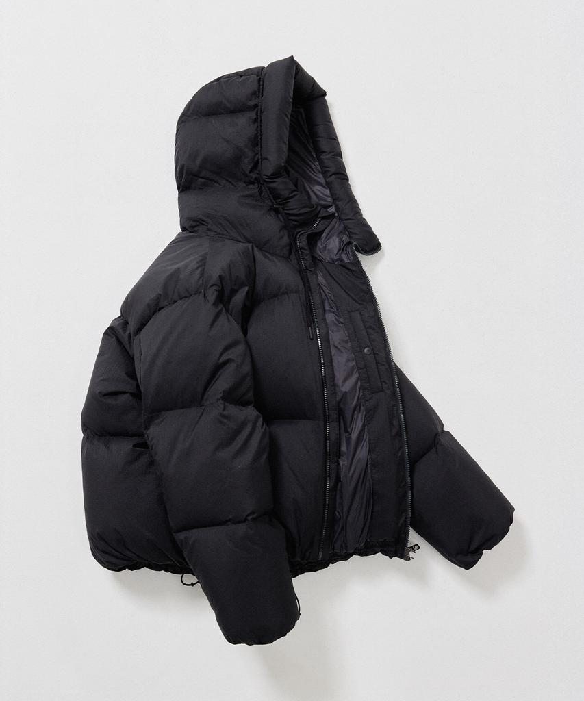 Lee Hooded Ripstop Puffer Down Black