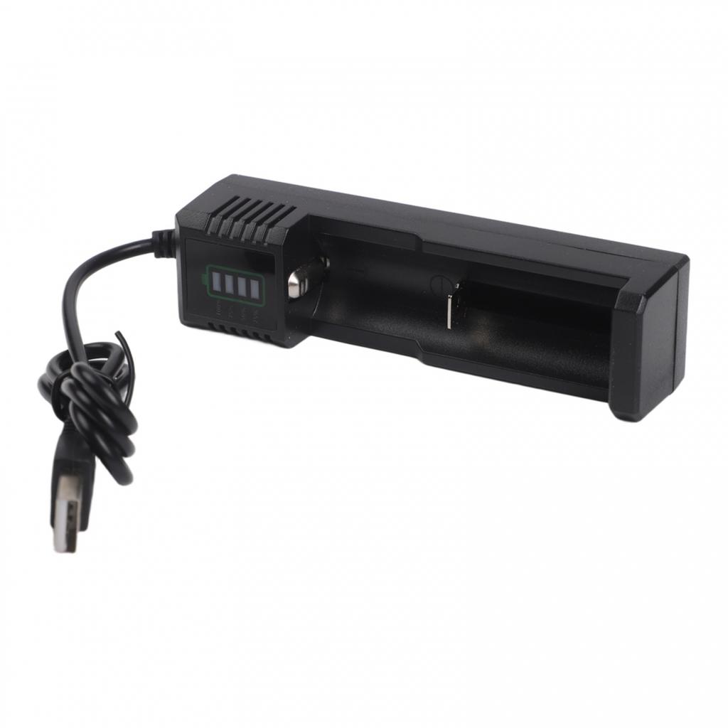USB Battery Charger for 21700 14500 18500 26650 Lithium with 124 Charging Slots