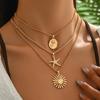 n-719 rose + starfish + sun