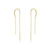 DPLAOPA 925 Silver Long Chain Drop Earring Fine New Simple Delicate Party Birthday Gift Jewelry For Women