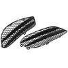 1 Pair Front Bumper Fog Light Grille Black Replacement For Benz E‑Class Coupe W207 A207 C207 AMG Line 2013 to 2016