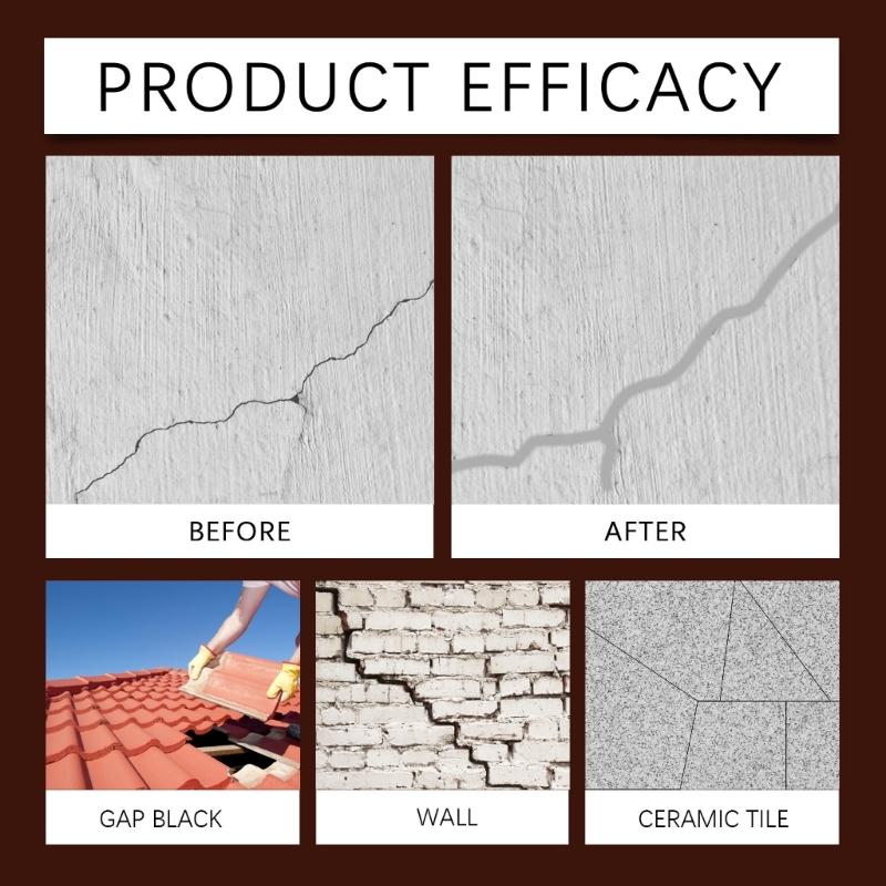 100G Cements Crack Filler Concrete Crack Sealant Adhesive Ground Hole Fixing For Construction Exterior Interior