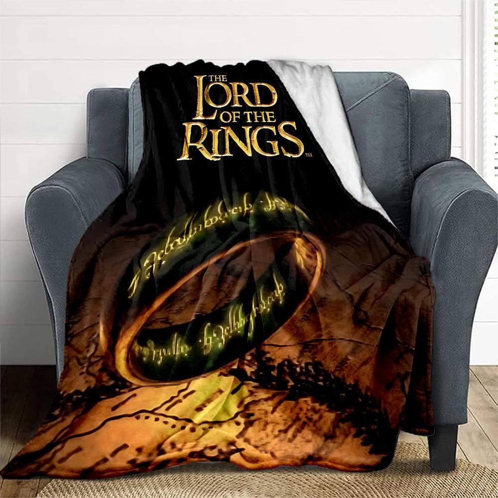 1PC The Lord of the Rings Outdoor Blanket Lightweight Flannel, Soft & Warm, All-Season, Outdoor, Camping, Living Room, Office, L1106094