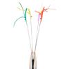 Cat Toys, Dog Tail Grass Long Stick, Cat Teasing Stick, Feather Steel Wire, Flexible, Relaxing and Self-entertaining