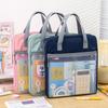 Multifunctional Zipper Pouch Bag A4 Document Bag New Data Storage Bag  School Office Supplies