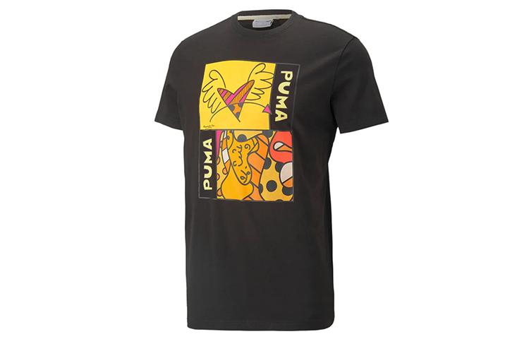 PUMA x Britto T Shirt Unisex Black 532234-01 S