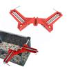 Red 90 Degree Right Angle Corner Clamp Fixture Picture Frame Holder WoodworkingTool Hot