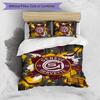 Set Biancheria da Letto 3 Pezzi Stampato Servette FC Traspirante Copripiumino con Federe Biancheria da Letto Decorativa per Camera da Letto Casa