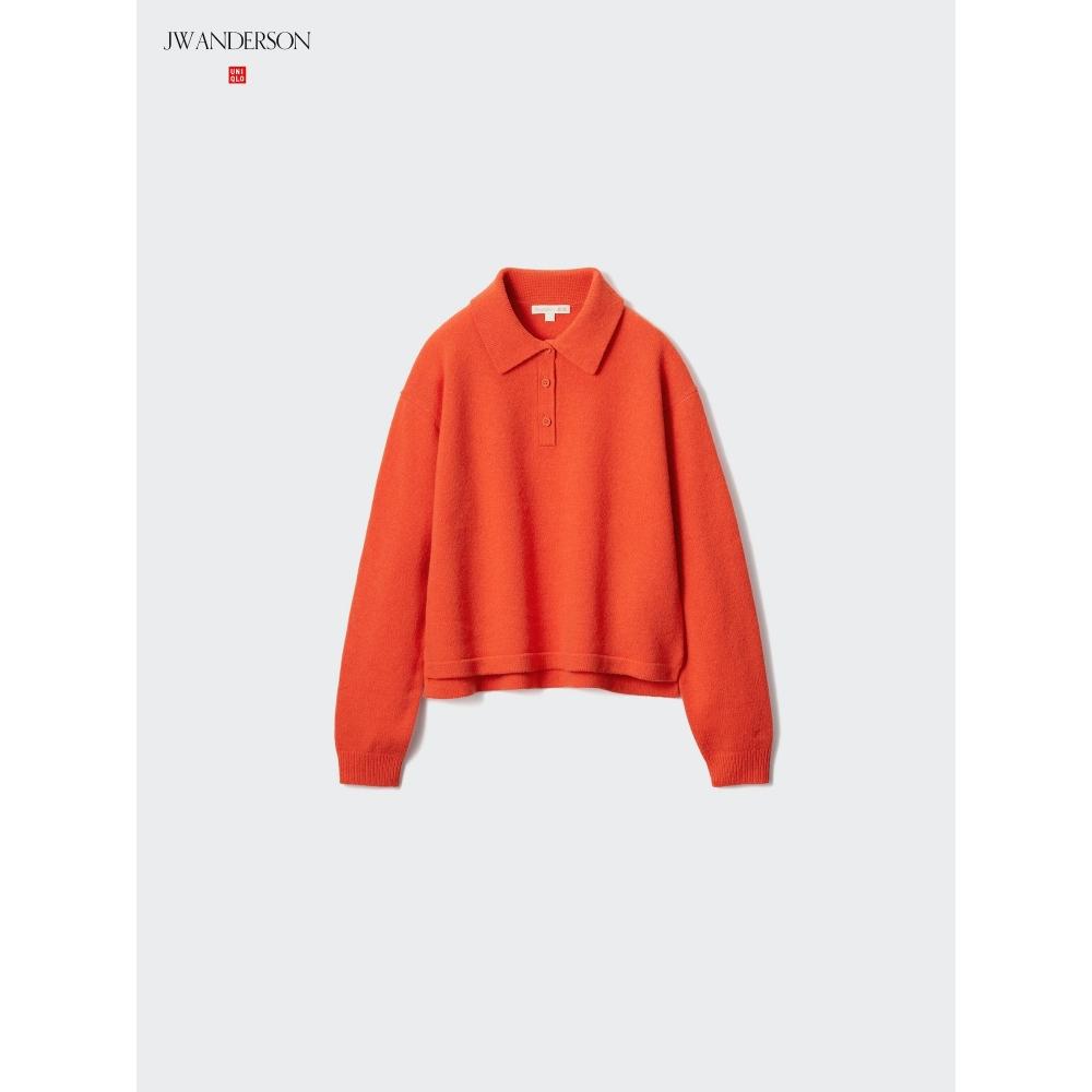 Uniqlo Lambswool Polo Sweater