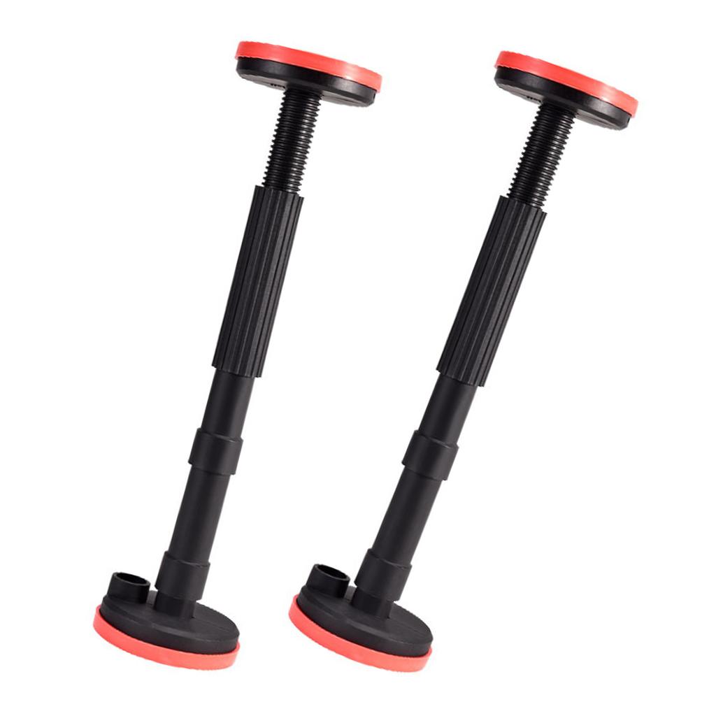 2Pcs Telescopic Support Rod Nylon Cabinet Adjustable Support Poles Capacity High Hardness Sink Support Bracket 18-45cm