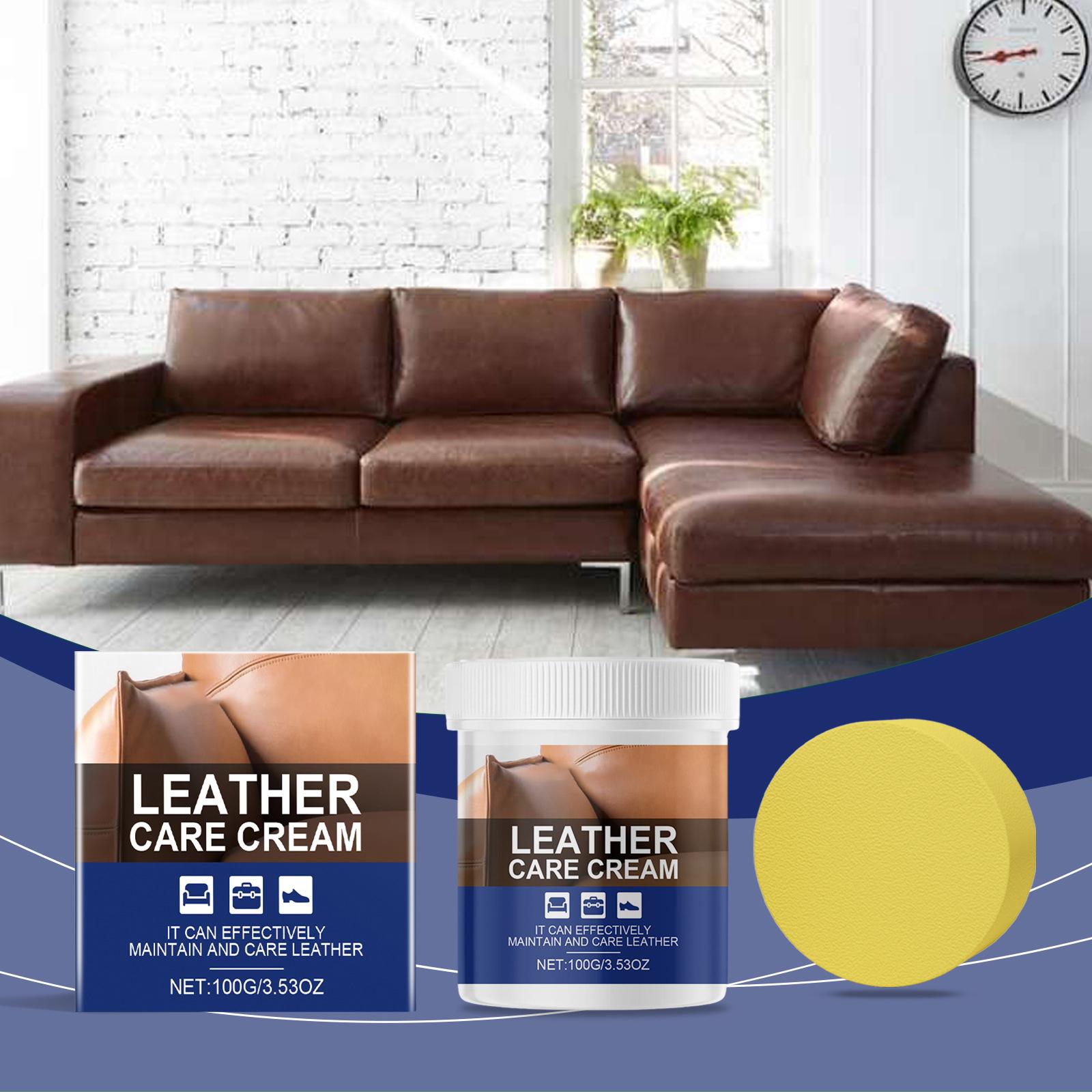 Leather Care Balm Household Cleaning, Maintenance, Brightening, Degreasing, Leather Shining Care Balm One Size