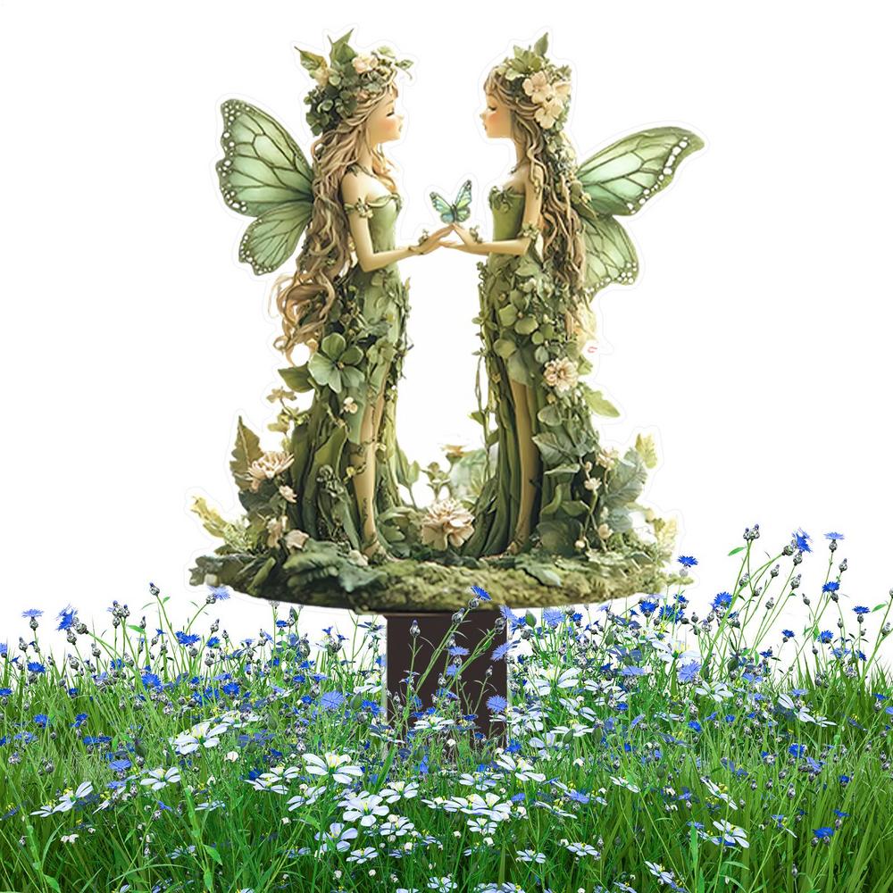 

Garden Stake For Outside Acrylic Fairy Garden Stake Signs 20cm 7.87 Inches Fade-Resistant Outdoor Art Decoration For Porch