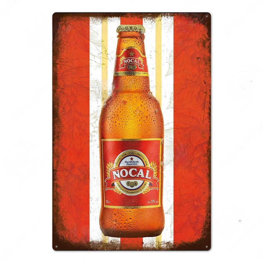 

Винтажные плакаты пивных брендов Германии Декор Металлические знаки Табличка Металлическая винтажная жестяная вывеска Плакат для паба Мужского бара 20x30cm