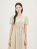 Roem Square Neck Short Sleeve Dress Rmowg26Rt1
