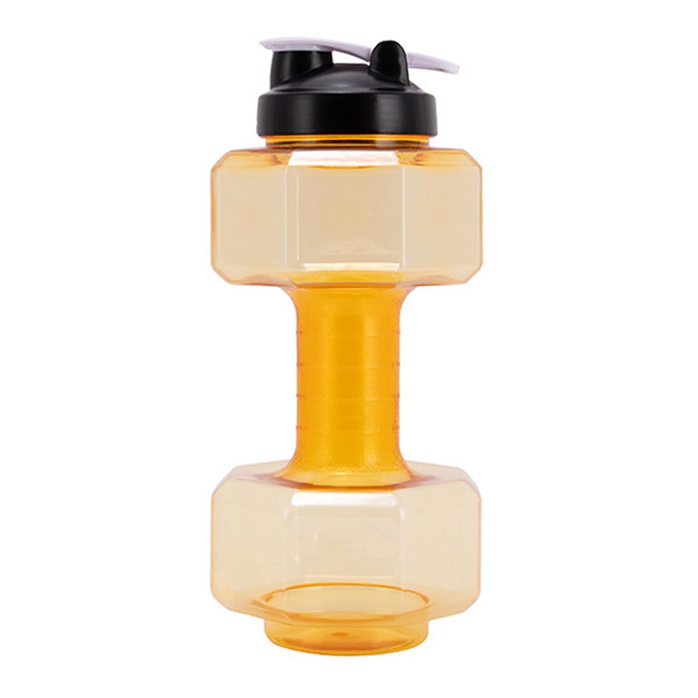 3600ml Dumbbell Kettle Multifunctional Gym Sports PET Dumbbell Shaped Kettle Outdoor Fitness Cycling Camping Cold Water Bottle