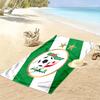 Algeria National Football Team Print Beach Towel, Large Soft Quick Dry Towel for Beach Camping Swimming